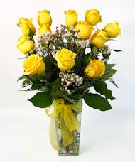 Long Stemmed Yellow Roses