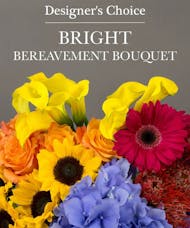 Designer's Choice - Bereavement Bouquet - Bright