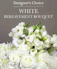Designer's Choice - Bereavement Bouquet - White