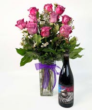 Lavender Roses + Juggernaut Pinot Noir