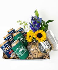 Pale Ale and Peanuts Bouquet Tray