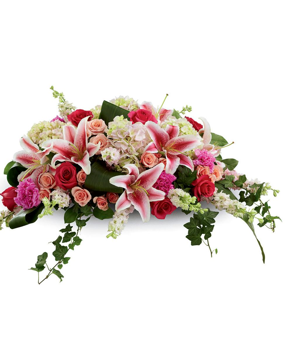 Splendid Grace Casket Spray By Norton's Birmingham Florist