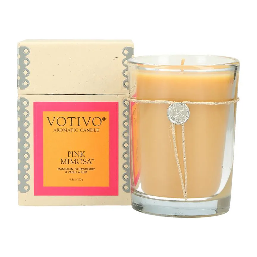 Votivo Pink Mimosa Candle 10 oz