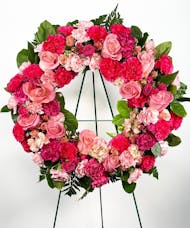 Pink Wreath of Remembrance