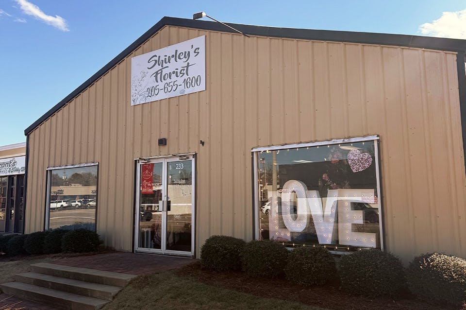 Building Exterior: Shirley's Florist and Events