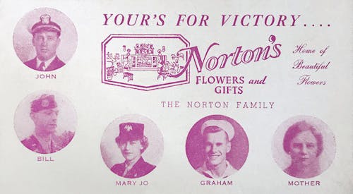 A WWII-era advertisement promotes our support for the troops and American victory